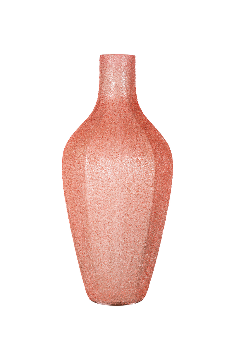 Pink Glass Bottle Vase L | OROA Ceylin | OROATRADE.com