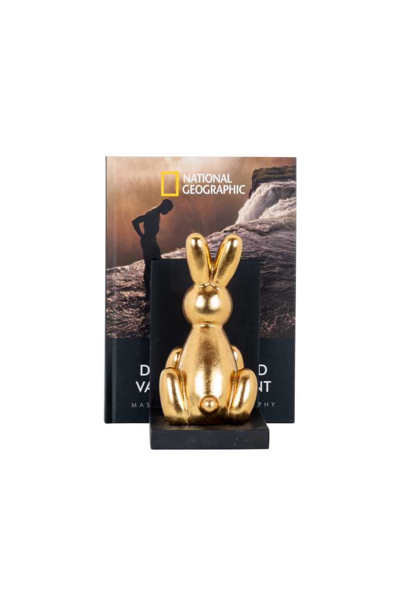 Gold Rabbit Book Ends | OROA Cony | Oroatrade.com