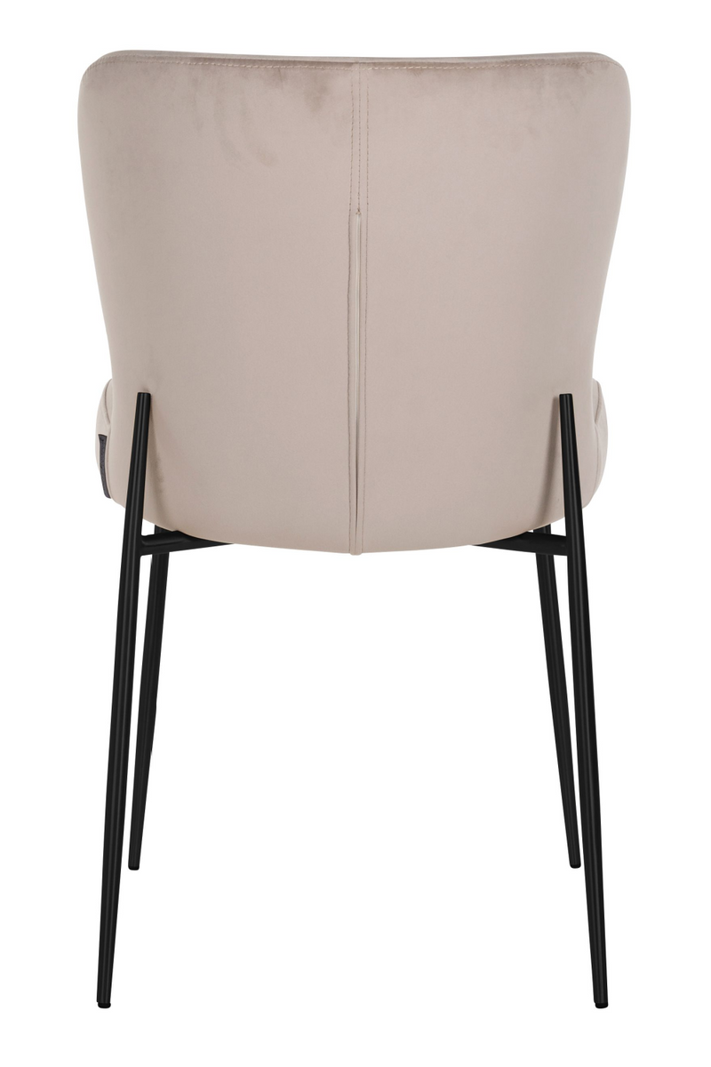 Khaki Velvet Dining Chair | OROA Darby | Oroatrade.com