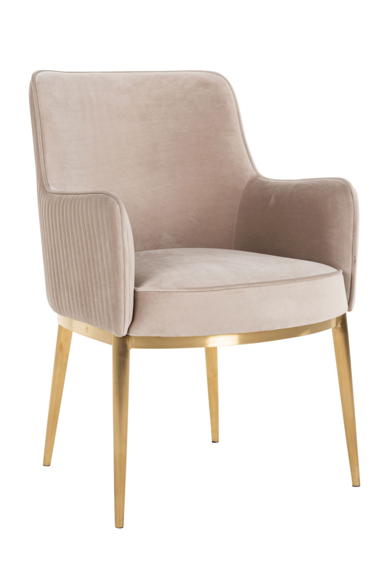 Velvet Dining Armchair | OROA Breeze | Oroatrade.com