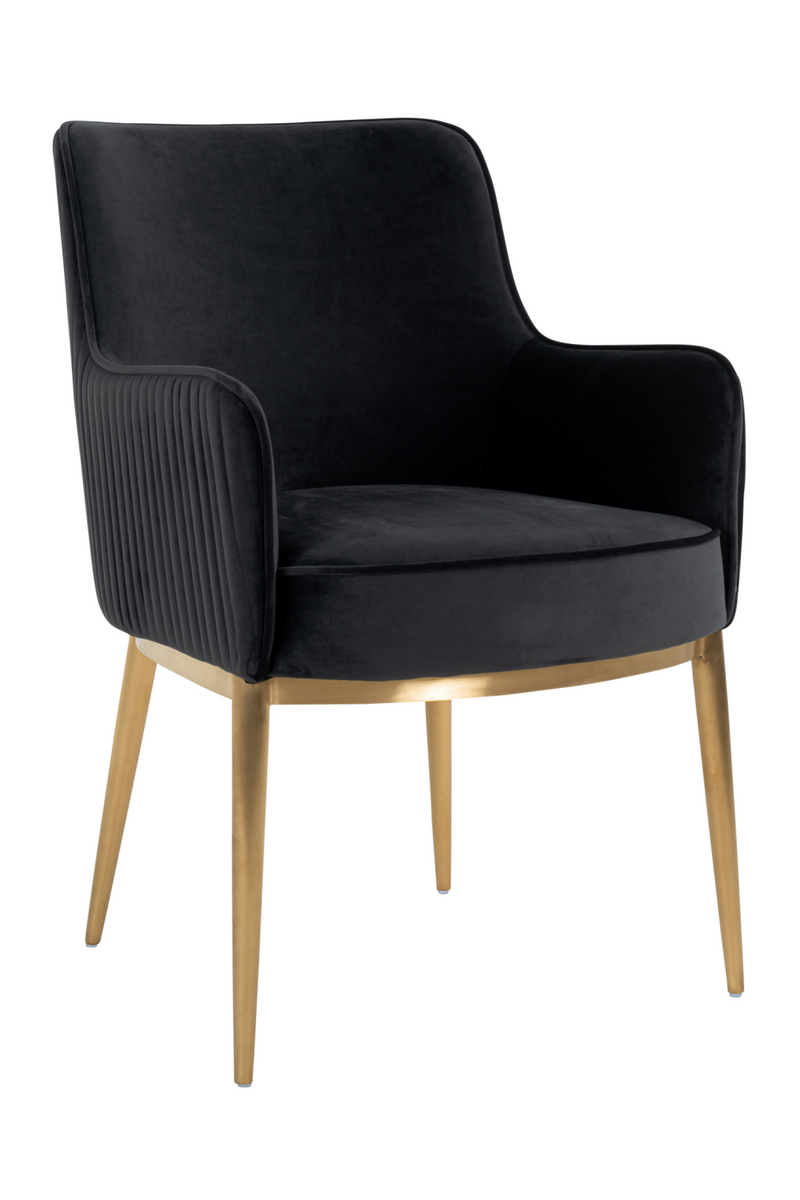 Velvet Dining Armchair | OROA Breeze | Oroatrade.com