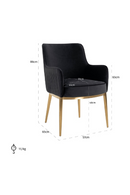 Velvet Dining Armchair | Richmond Interiors Breeze | Oroatrade.com