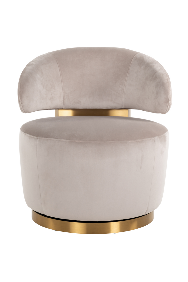 Modern Velvet Swivel Chair | OROA Maxime | Oroatrade