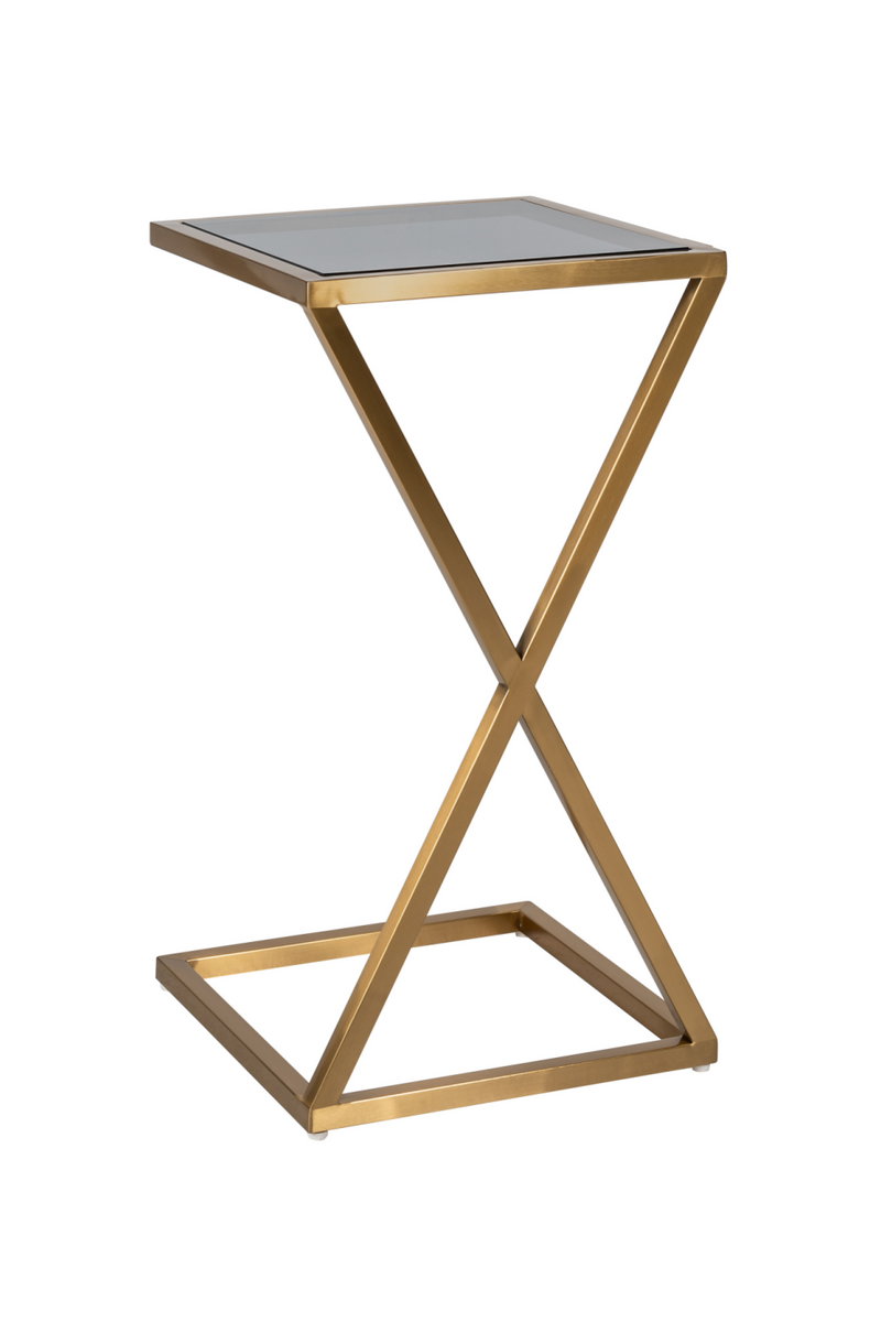 Brushed Gold Sofa Table | OROA Paramount | Oroatrade.com