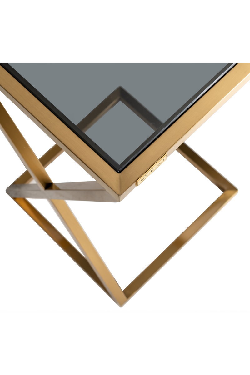 Brushed Gold Sofa Table | OROA Paramount | Oroatrade.com