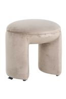 Round Velvet Pouf | Richmond Interiors Fargo | Oroatrade.com