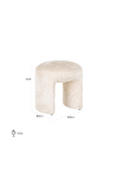 Modern Chenille Pouf | Richmond Interiors Fargo | Oroatrade