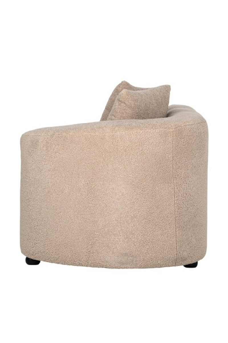 Brown Curve Upholstered Sofa | OROA Grayson | Oroatrade.com