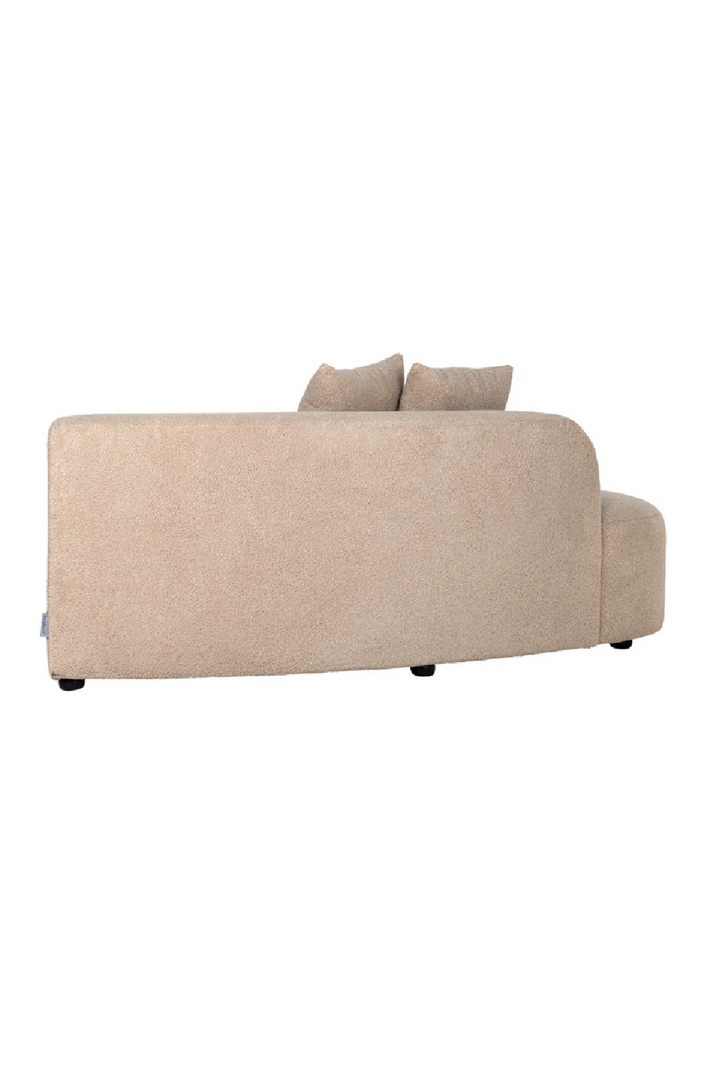 Brown Curve Upholstered Sofa | OROA Grayson | Oroatrade.com