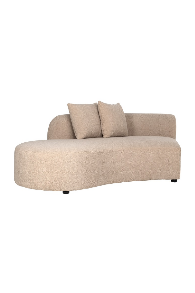 Brown Curve Upholstered Sofa | OROA Grayson | Oroatrade.com