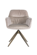Upholstered Quadropod Swivel Chair | Richmond Interiors Aline | Oroatrade.com