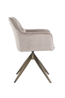 Upholstered Quadropod Swivel Chair | Richmond Interiors Aline | Oroatrade.com