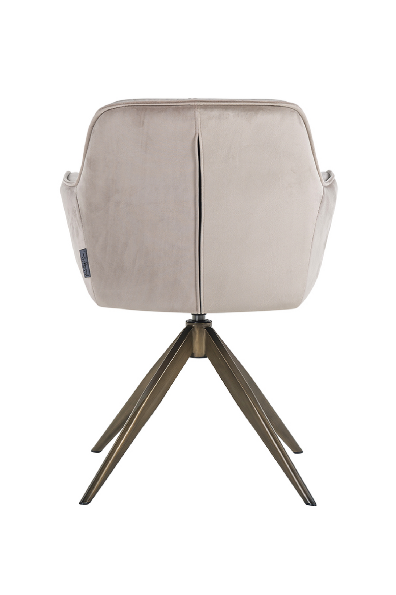 Upholstered Quadropod Swivel Chair | OROA Aline | Oroatrade.com