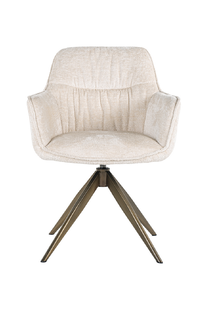 Upholstered Quadropod Swivel Chair | OROA Aline | Oroatrade.com