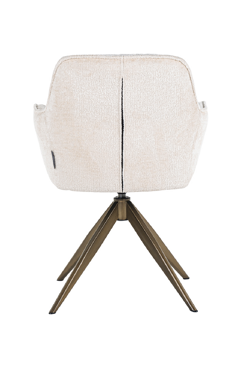 Upholstered Quadropod Swivel Chair | OROA Aline | Oroatrade.com