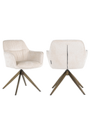 Upholstered Quadropod Swivel Chair | Richmond Interiors Aline | Oroatrade.com