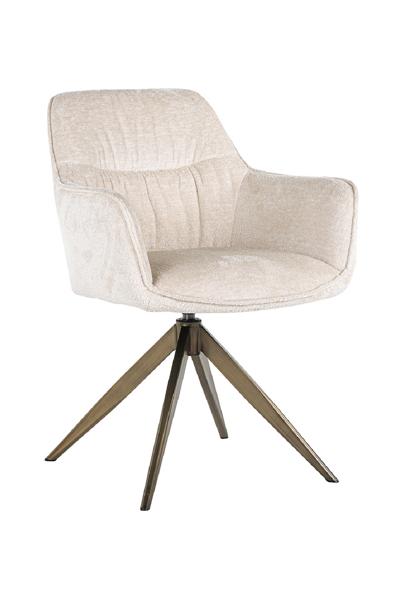 Upholstered Quadropod Swivel Chair | OROA Aline | Oroatrade.com