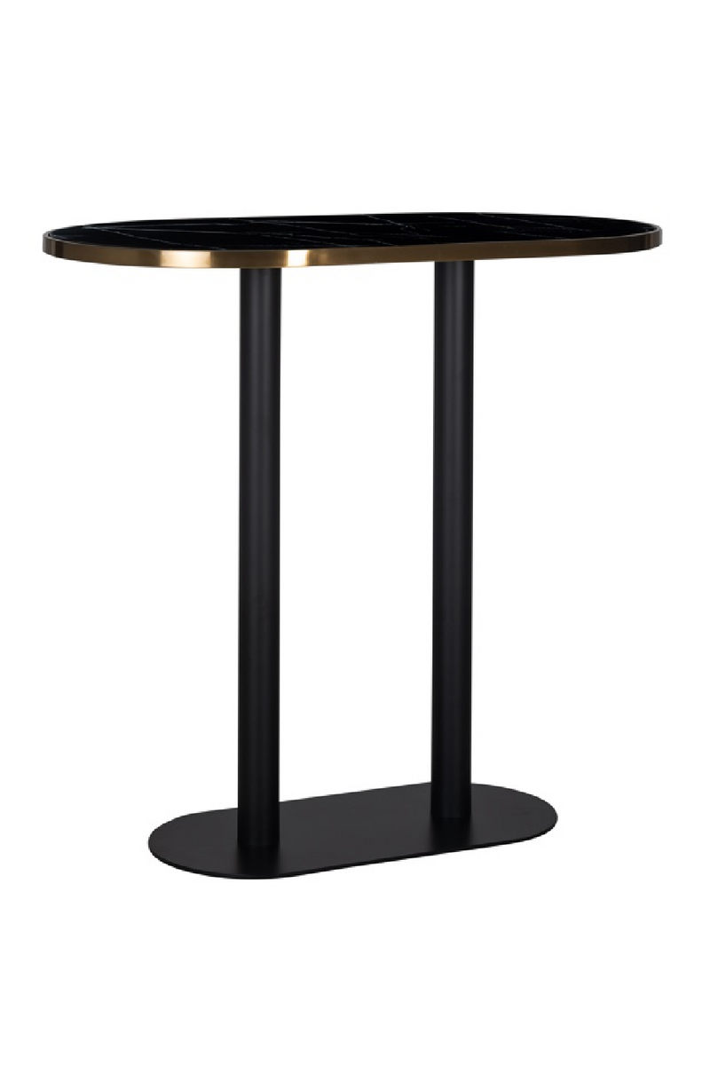 Oval Marble Bar Table | OROA Zenza | Oroatrade.com