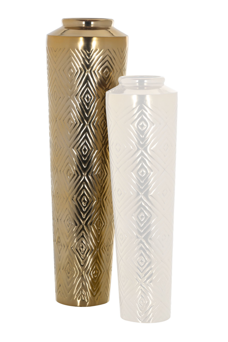 Gold Carved Vase | OROA Dana | Oroatrade.com