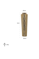 Gold Carved Vase | OROA Dana | Oroatrade.com