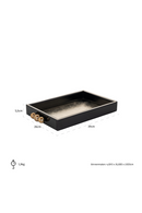 Black Modern Tray | Richmond Interiors Liv | Oroatrade