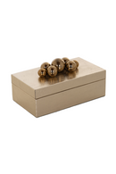 Gold Contemporary Storage Box | Richmond Interiors Norah | Oroatrade
