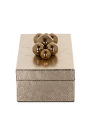 Gold Contemporary Storage Box | Richmond Interiors Norah | Oroatrade