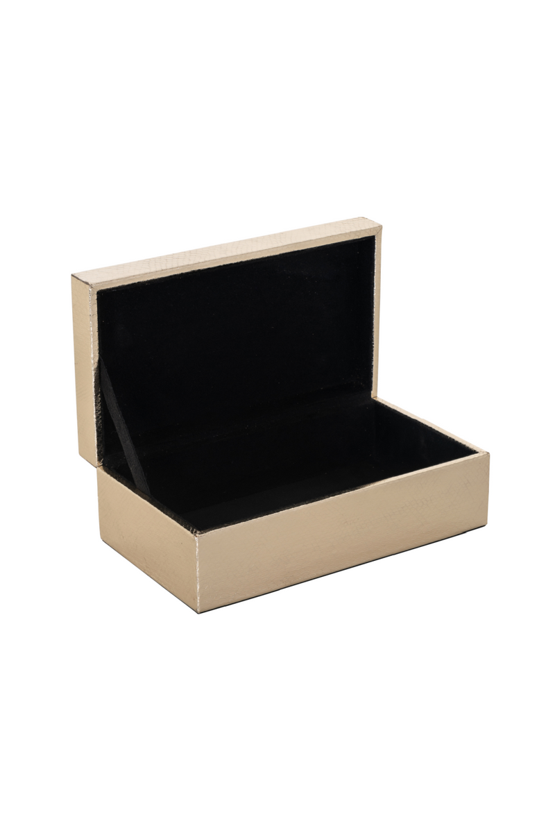Gold Contemporary Storage Box | OROA Norah | Oroatrade