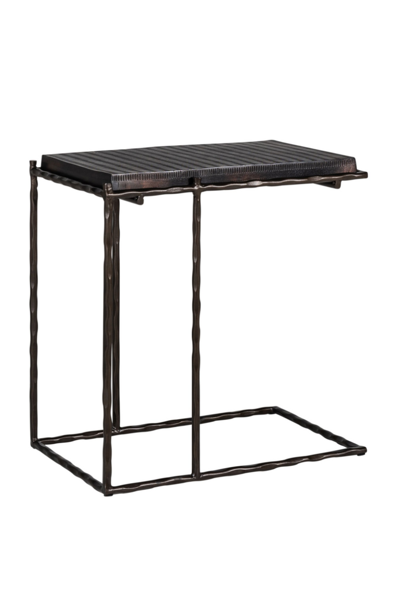 Black Aluminum Sofa Table | OROA Ventana | Oroatrade.com