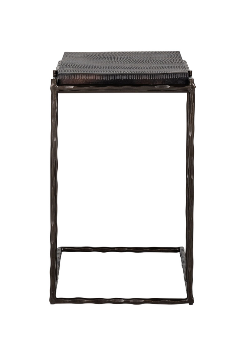 Black Aluminum Sofa Table | OROA Ventana | Oroatrade.com