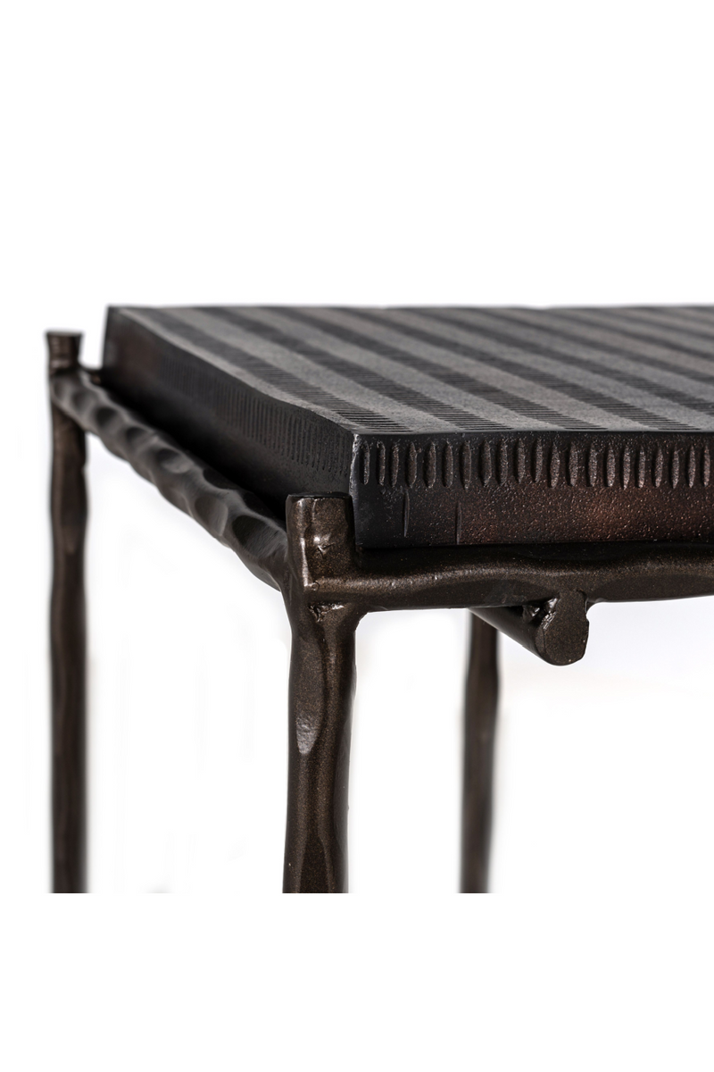 Black Aluminum Sofa Table | OROA Ventana | Oroatrade.com