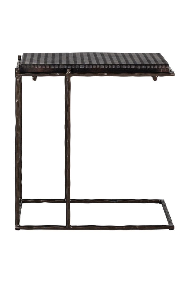 Black Aluminum Sofa Table | OROA Ventana | Oroatrade.com