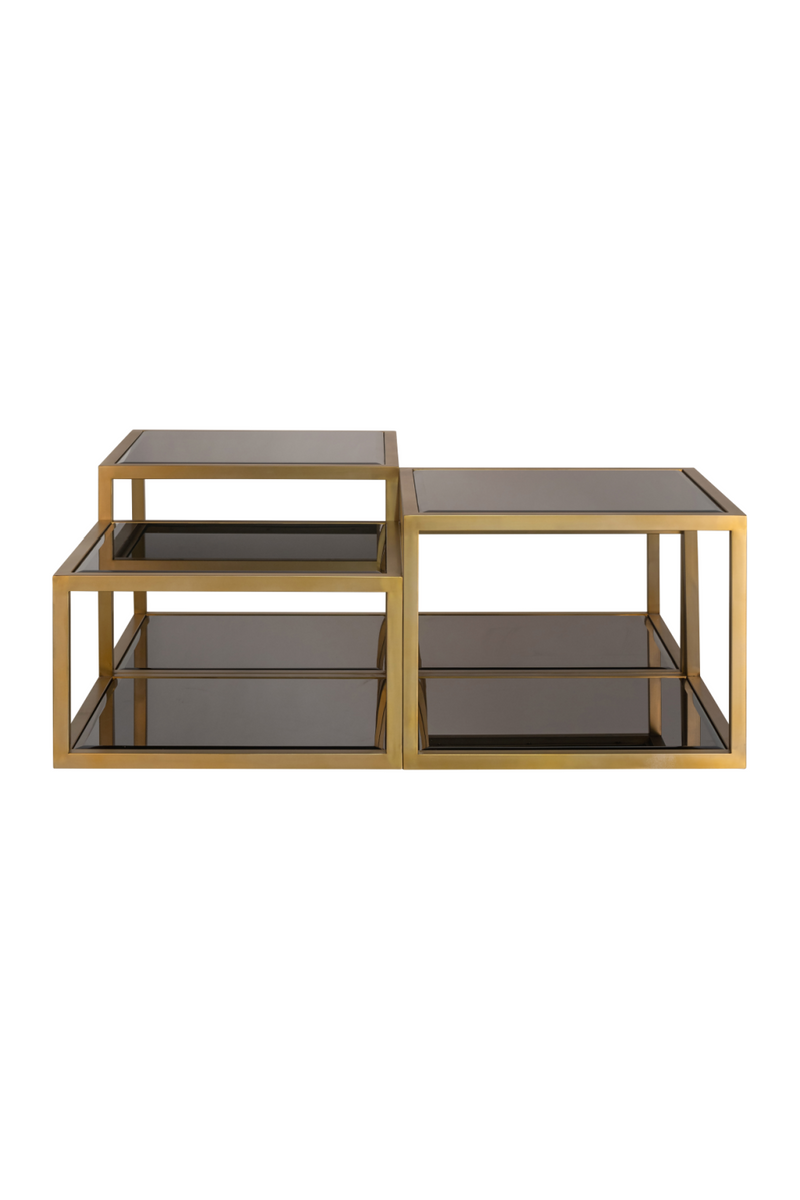 Geometrical Glass Coffee Table Set (4) | OROA Loua | Oroatrade.com