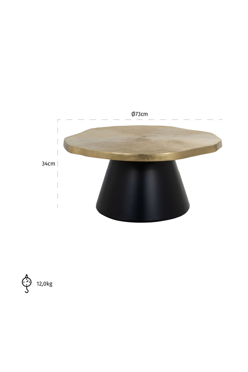 Organic Shaped Coffee Table | OROA Sassy | Oroatrade.com