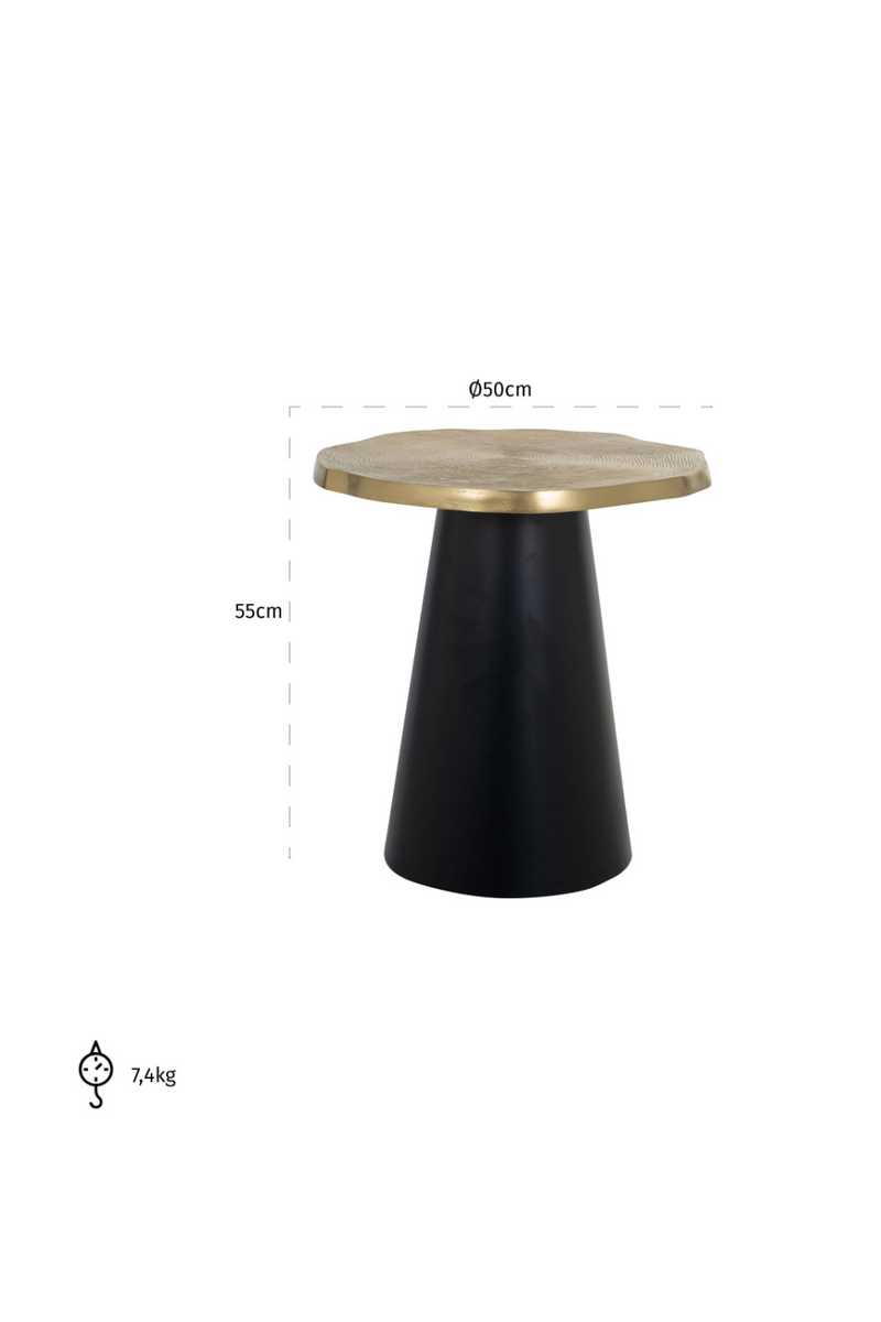 Organic Shaped End Table | OROA Sassy | Oroatrade.com