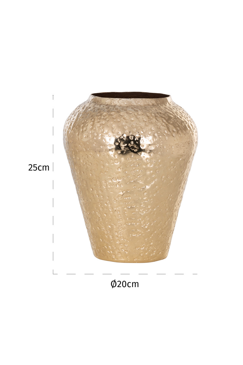 Textured Golden Vase | OROA Megan | Oroatrade.com