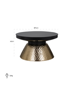 Modern Industrial Coffee Table | Richmond Interiors Freddie | Oroatrade.com