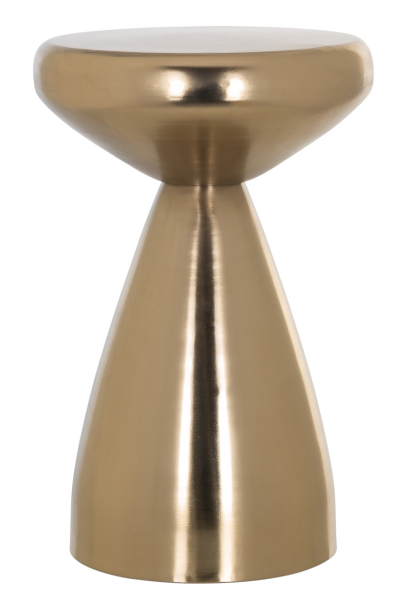 Gold Pedestal End Table | OROA Arlo | Oroatrade.com