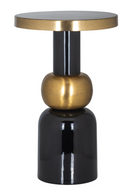 Black Pedestal End Table | Richmond Interiors Mose | Oroatrade.com