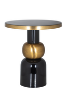Black Pedestal End Table | Richmond Interiors Mose | Oroatrade.com