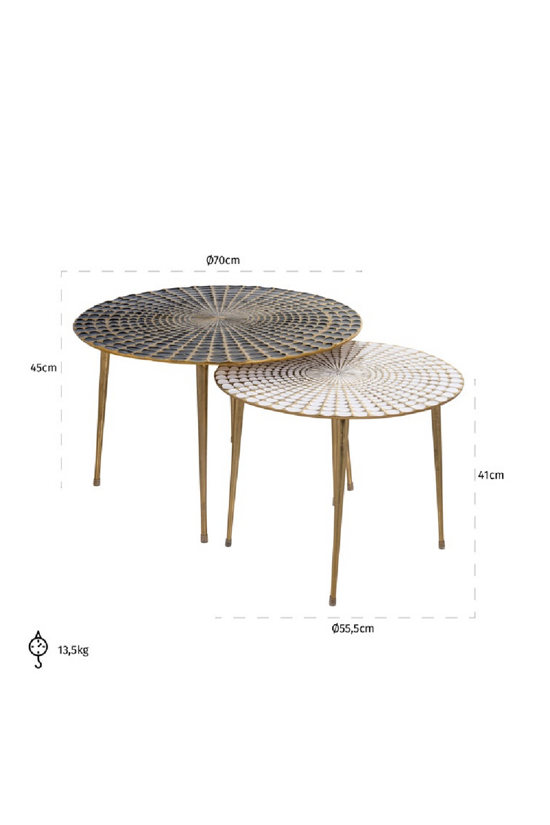 Modern Art Deco Coffee Tables (2) | OROA Esmay | Oroatrade.com