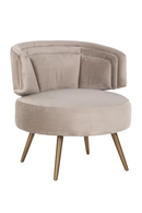 Modern Velvet Easy Chair | Richmond Interiors Hazel | Oroatrade.com