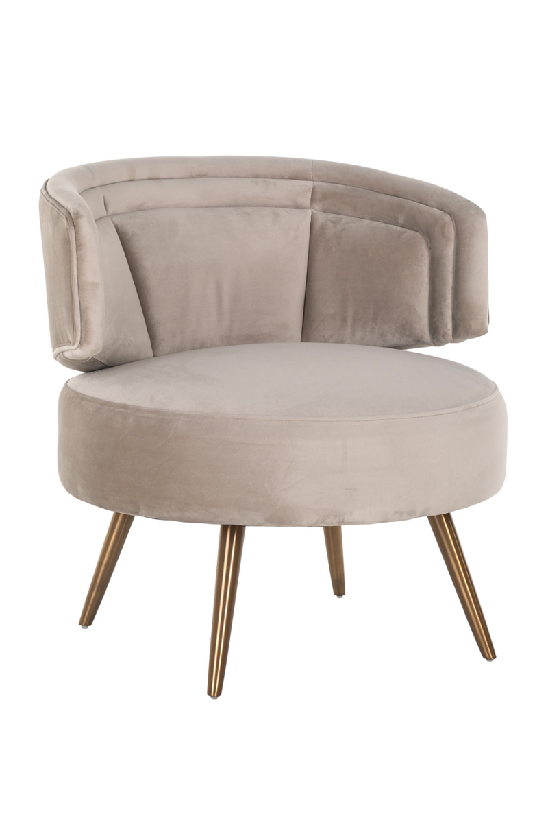 Modern Velvet Easy Chair | OROA Hazel | Oroatrade.com