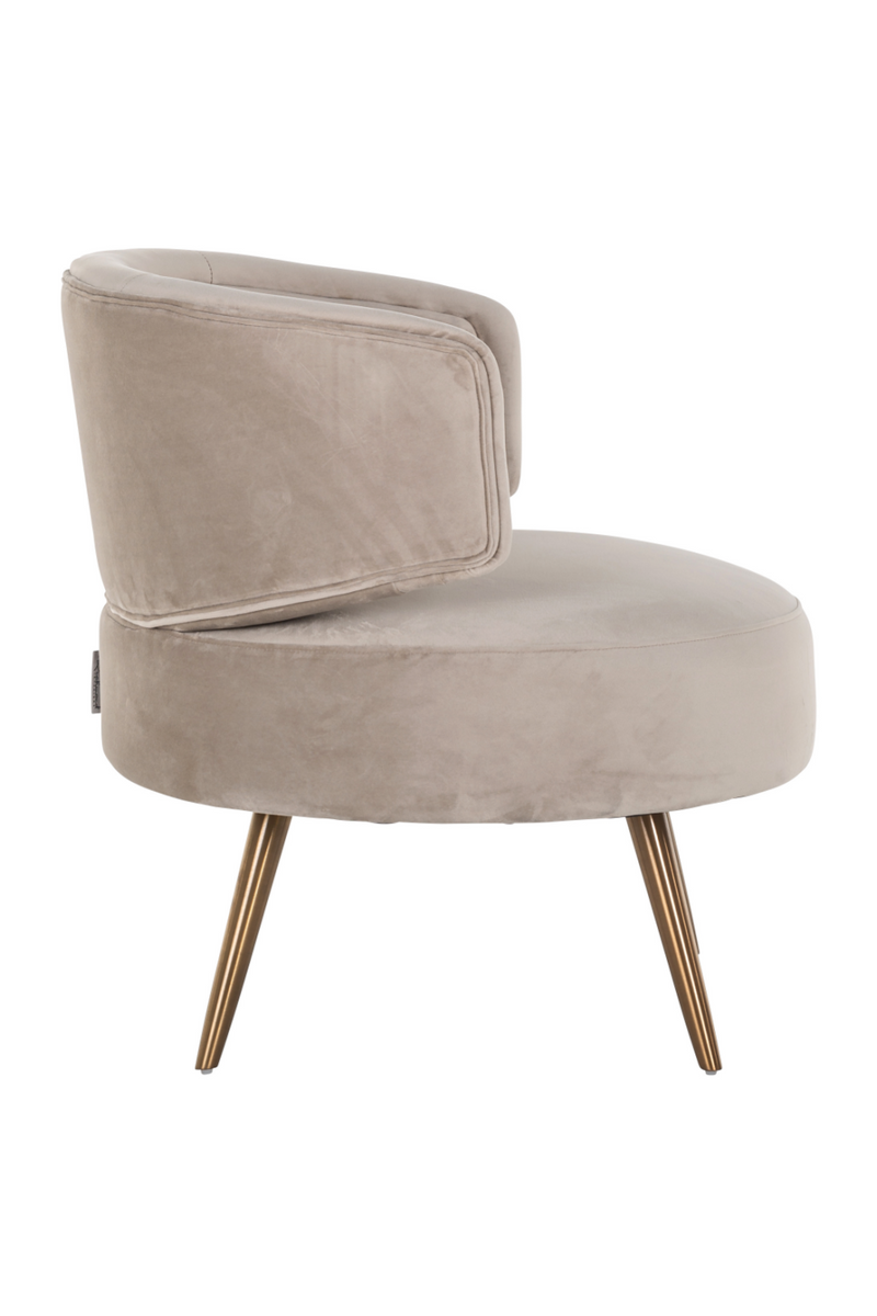 Modern Velvet Easy Chair | OROA Hazel | Oroatrade.com