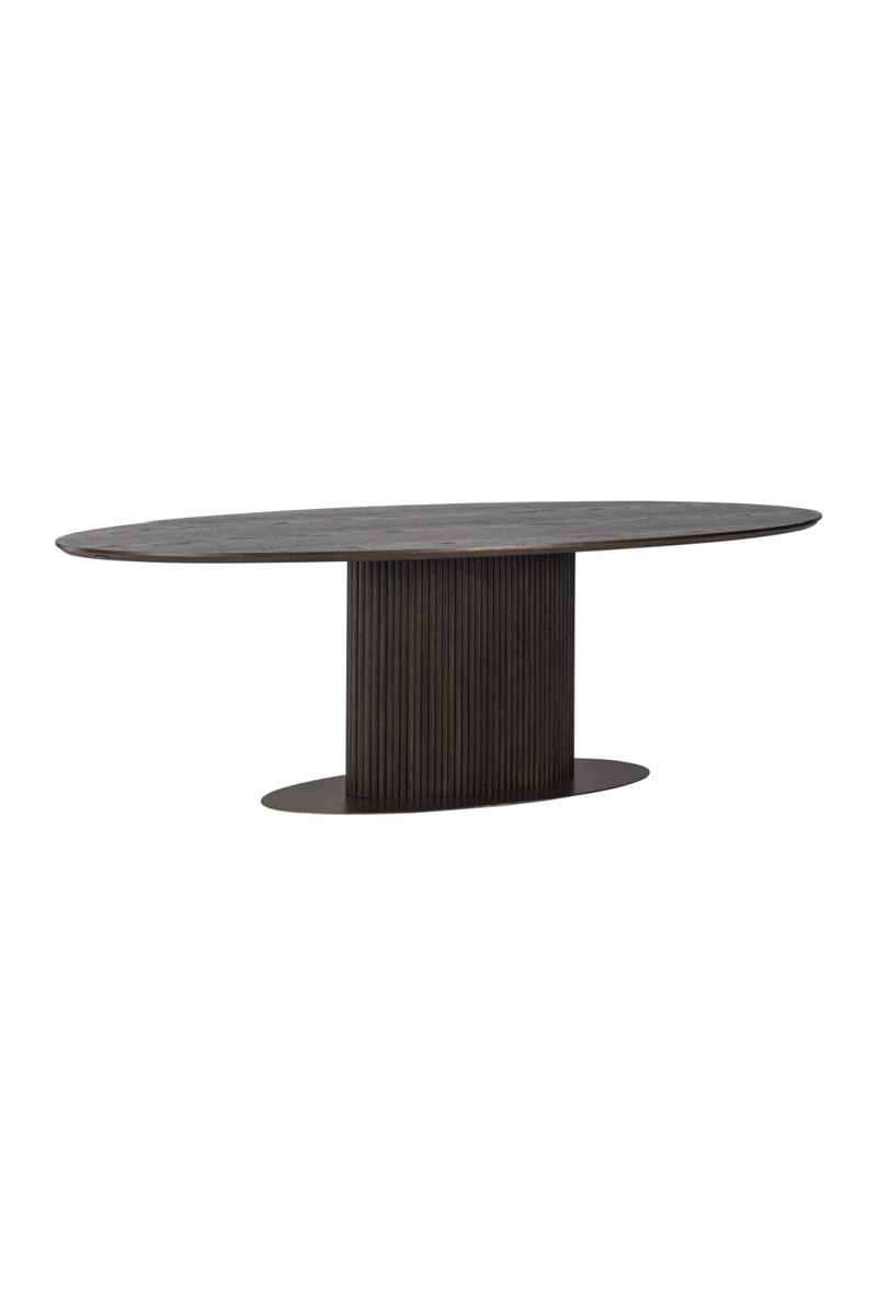 Contemporary Oval Dining Table | OROA Luxor | Oroatrade.com