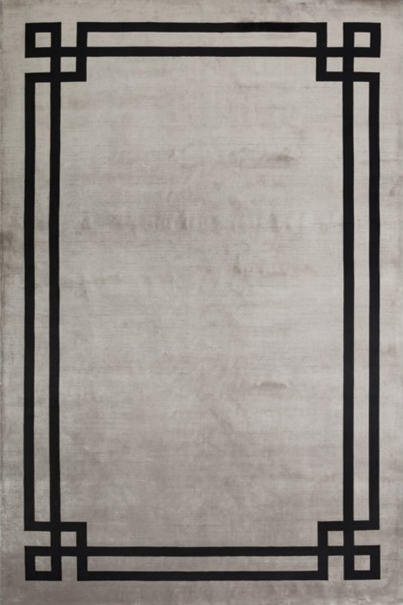 Gray Viscose Contemporary Rug 6'5" x 10 | OROA Tula | Oroatrade.com