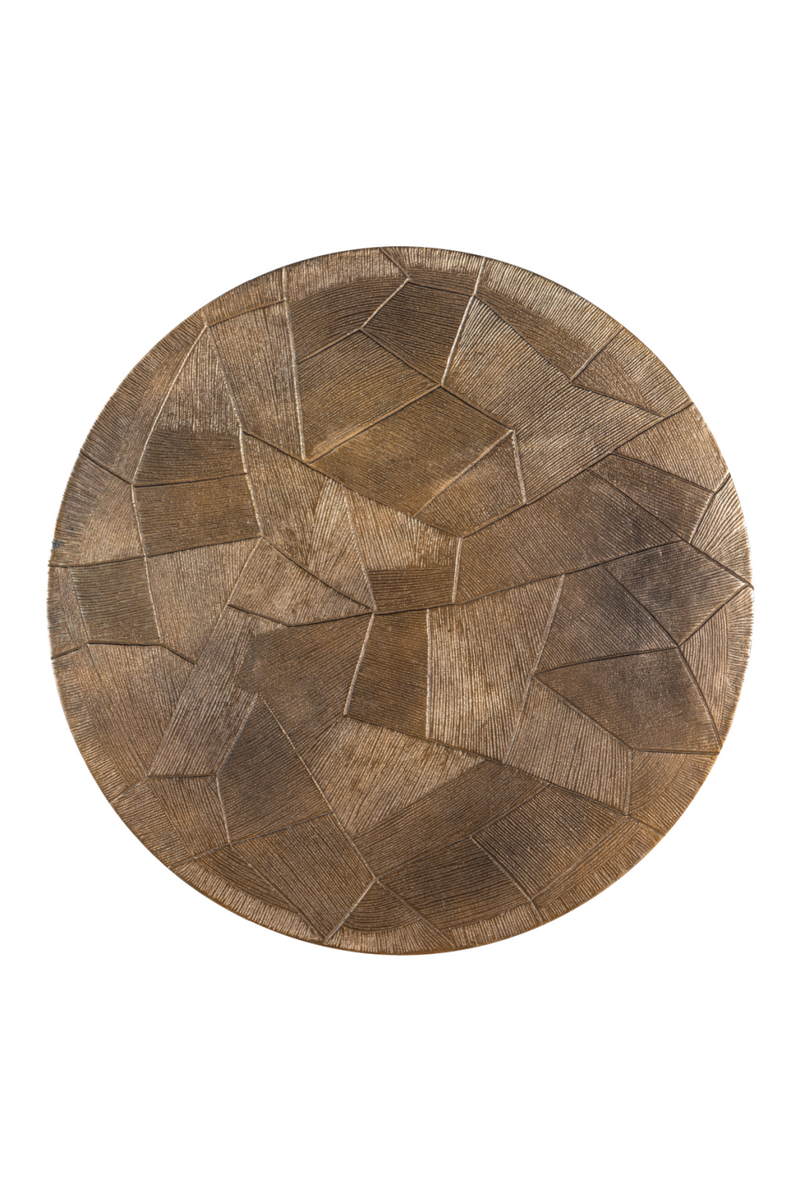 Round Gold Nested Coffee Tables (2) | OROA Tulum | Oroatrade.com