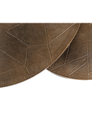 Round Gold Nested Coffee Tables (2) | Richmond Interiors Tulum | Oroatrade.com