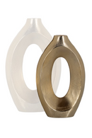 Brushed Gold Modern Vase | Richmond Interiors Alma | Oroatrade.com