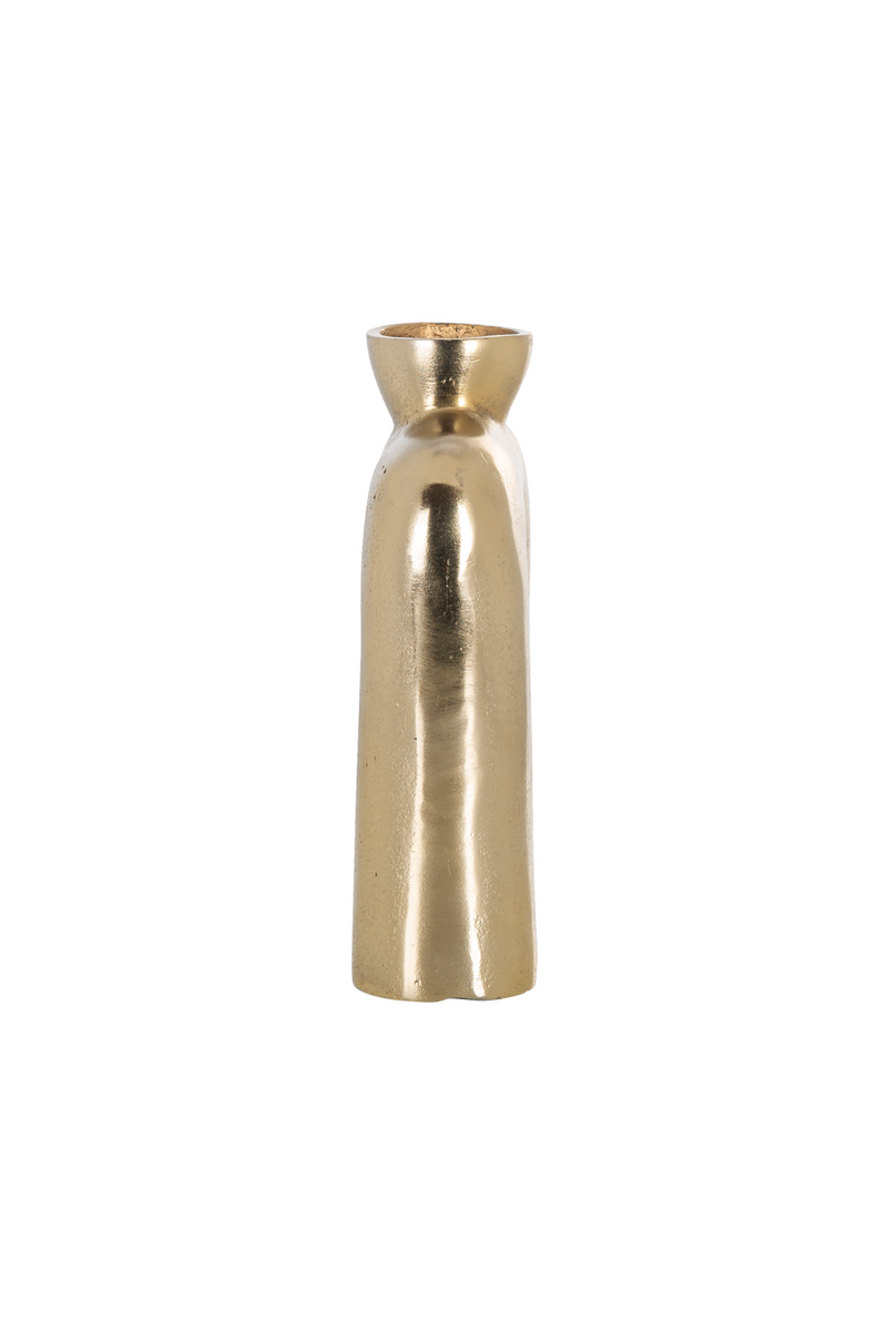 Gold Aluminum Arched Vase L | OROA Marley | Oroatrade.com